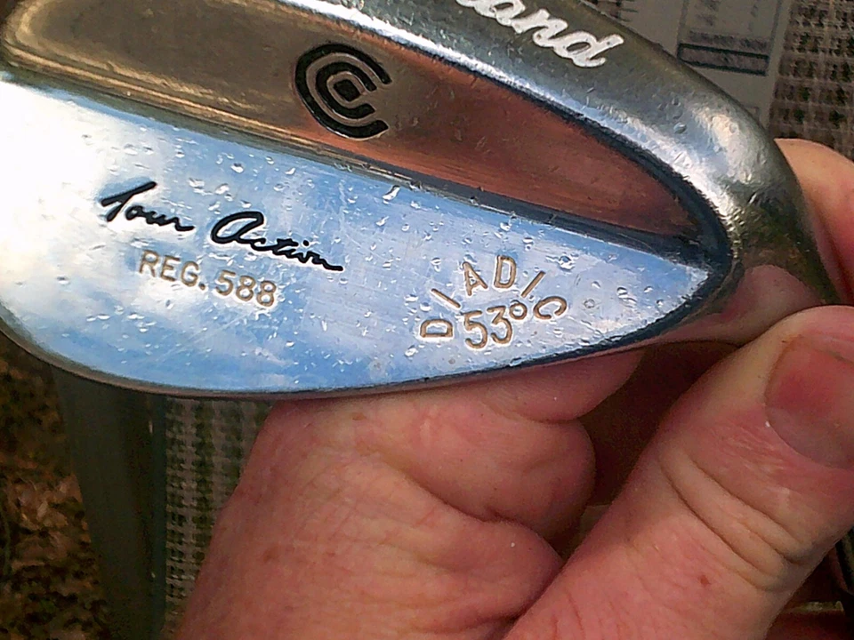 Cleveland 588 Tour Action 53* Diadic Wedge. Chrome. MRH. Old School Looky!! - Image 2 of 4