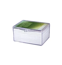 (1 Brand New) Ultra Pro 100-Card Hinged Plastic Box Holder For Trading Cards