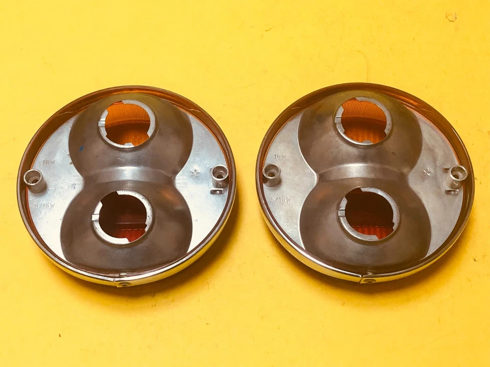 Fiat 850 Sedan 1ª Série 1100R Lancia 037 Estrelas Conjunto de Lentes Lanterna Traseira Genuína NOS - Imagem 2 de 4