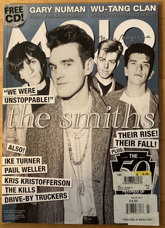 MOJO Music Magazine 2008 - The Smiths, Indie Top 50, Gary Numan, Wu-Tang Clan