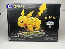 MEGA Pokemon Motion PIKACHU Mechanized Building Set 1092 Piece Mattel 2021  194735048090