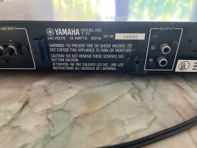 YAMAHA T-70 NS SERIES AM/FM STEREO TUNER TESTED WORKING | eBay