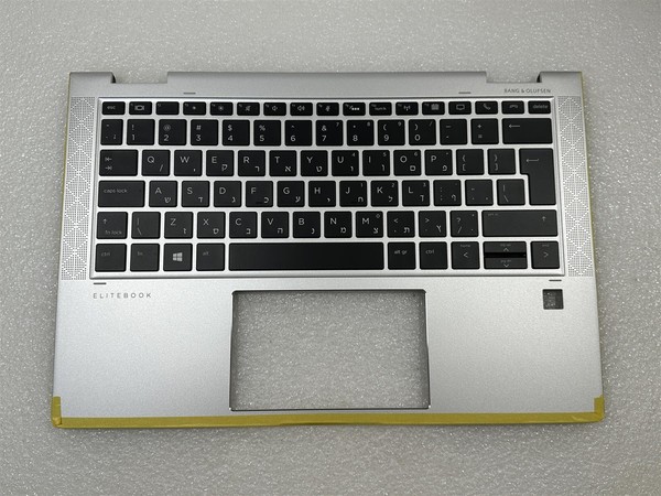 FüR Hp Elitebook X360 1030 G3 L31882-BB1 HebräIsch Israel Palmrest Tastatur Neu-image