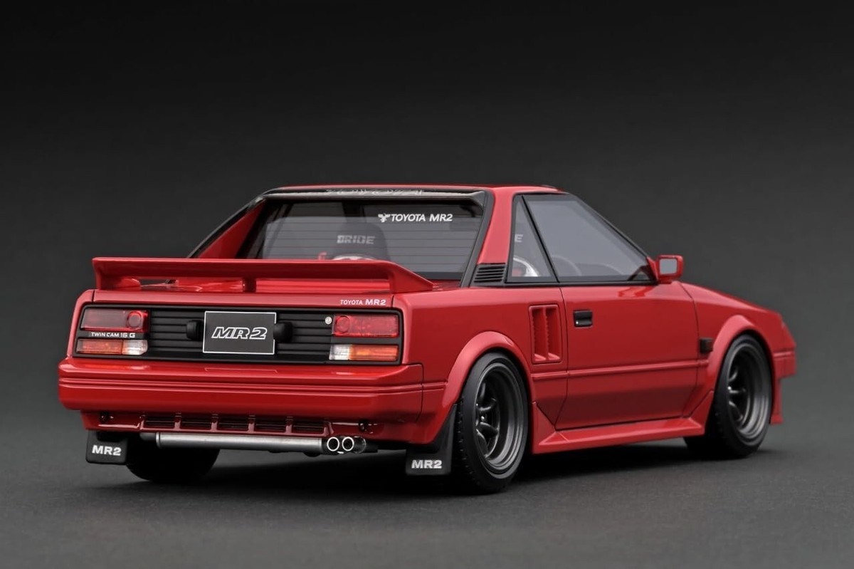 TK.Company ignition model 1/18 TOYOTA MR2 (AW11) IG3504 Red