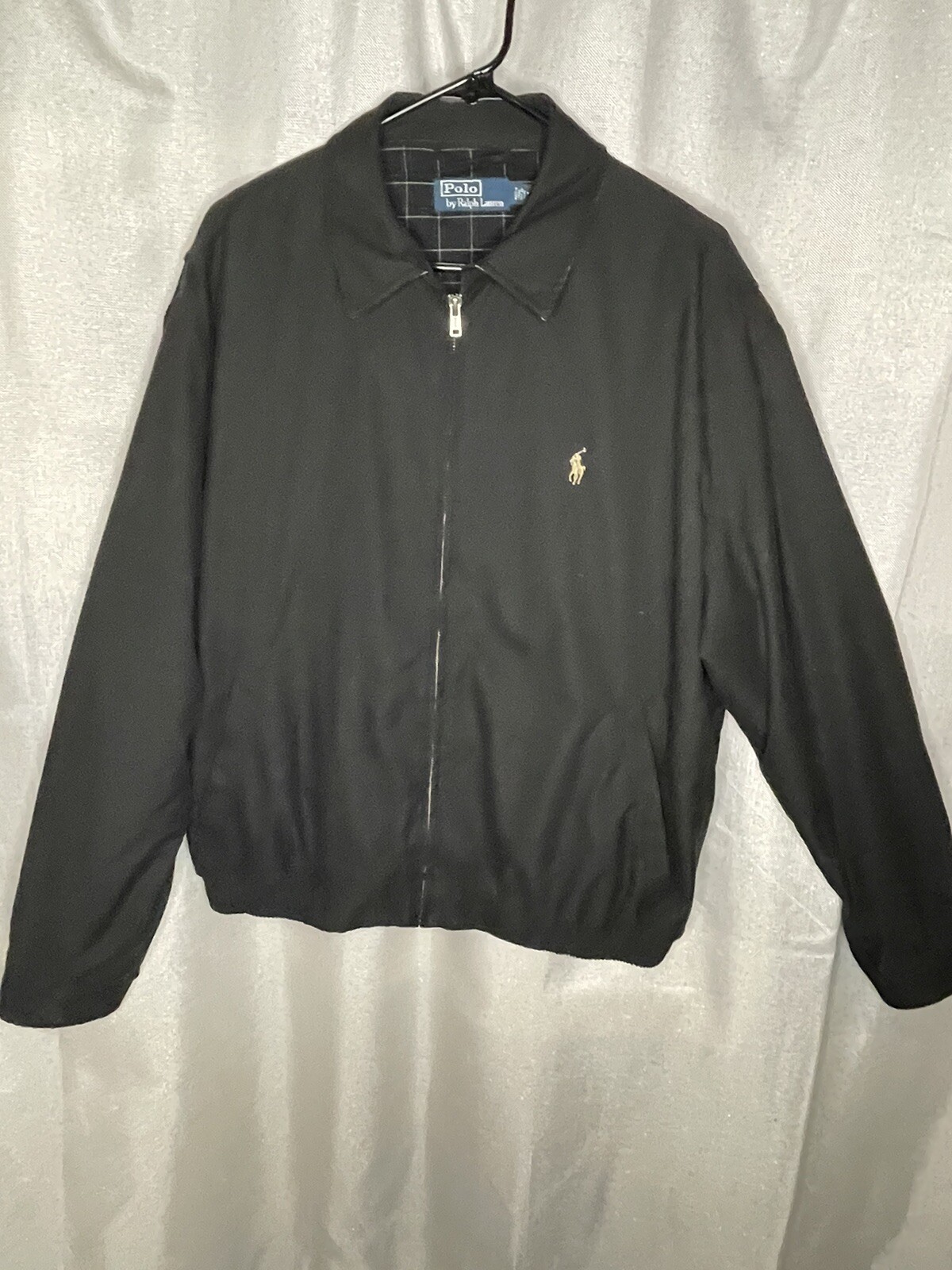 Polo ralph lauren Harrington Jacket Black Large Gem