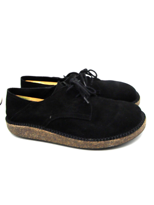 Birkenstock Gary Oxford Black Suede Men\'s Lace Up Shoes - Size 7, 9 Women (40EU) Birkenstock Gary Oxford Black Suede Men main image 4