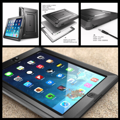 For iPad 2 (2011), SUPCASE UB PRO Full-Body Protective Cover w/ Screen Protector
