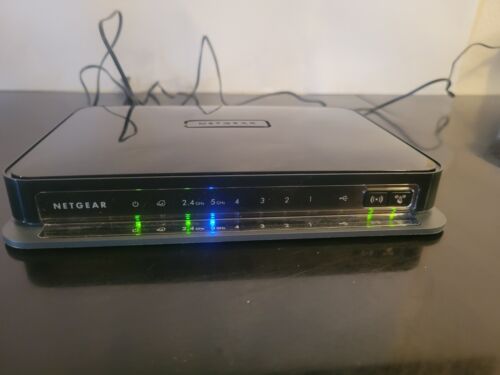 Netgear N600 Bezprzewodowy dwuzakresowy router gigabitowy WNDR3700 V3 (z przewodem) - Zdjęcie 1 z 3