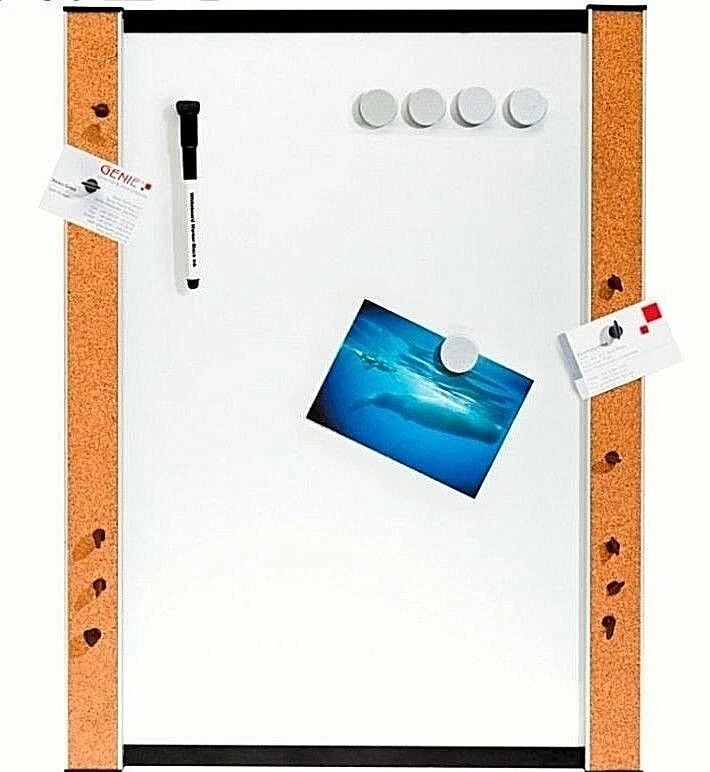 GENIE Whiteboard Kork Magnettafel Memoboard Wandtafel Pinnwand Schreibtafel NEU!