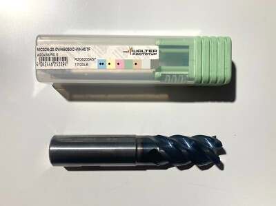 WALTER MC326-20.0W4B050C-WK40TF Ø20 Solid Carbide End Mill | Schaftfräser NEW