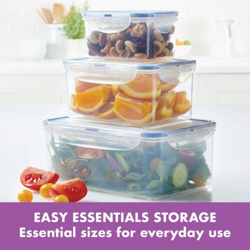 LocknLock Easy Essentials Food Storage lids/Airtight containers, BPA Free, 6-... - Picture 2 of 12