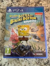 Spongebob Squarepants Battle for  Bikini Bottom Rehydrated PS4 Brand New Sealed