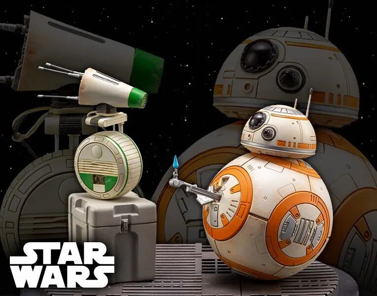 Star Wars D-O and BB 8 ArtFX 1/7 Scale Pre-Painted Model Kit Star Wars D-O and BB 8 ArtFX 1/7 Scale Pre-Painted Model Kit