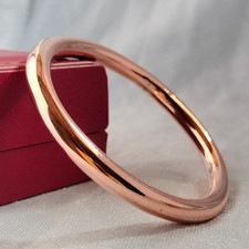 1 Pc Pure Copper Bracelet Bangle, Healing Bangles, Unisex, Thick Bangle