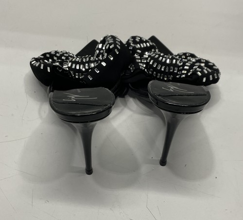 Giuseppe Zanotti Intriigo Alexandrine Women's Heels Size 5.5 Black - Picture 3 of 7