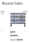Vintage Metal Gym Locker Basket Shelf Custom Cabinet *WoW* — photo 9
