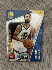 Carte Panini NBA Adrenalyn XL 2018 Limited Edition Stephen Curry Rare erreur