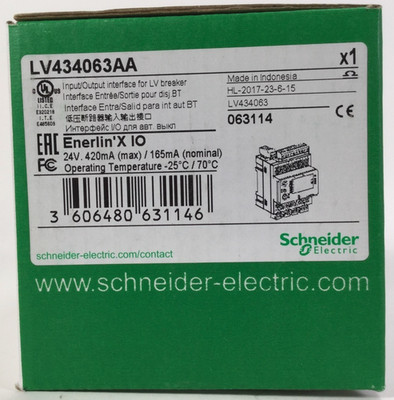 Schneider Electric LV434063AA Input/Output Interface for LV Breaker New