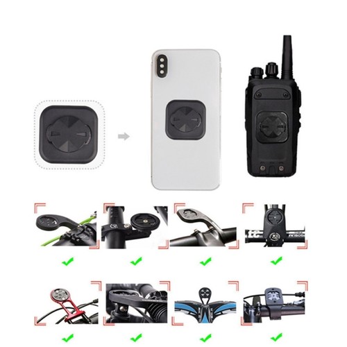 Bicycles Phone Mount Adhesive Plate Speedometer Mount Bracket Enduring - Picture 4 of 8