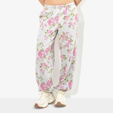Joggers de pierna relajada para mujer - Wild Fable gris floral M