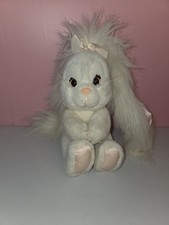 Cepillo de liebre de aplausos conejo peluche blanco #53270 sin cepillo de colección