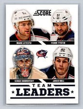 2013  Score #558 Tyutin / Boll / Letestu / Bobrovsky TL   Columbus Blue Jackets