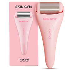 SKIN GYM Icecool Stainless Steel Ice Roller for Face  Cryo Facial Ice Roller fo