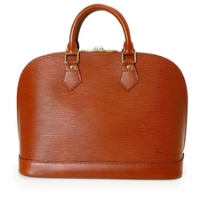 Louis Vuitton Alma PM Handbag Epi Leather Kenya Brown Gold Hardware M52143 LOUIS