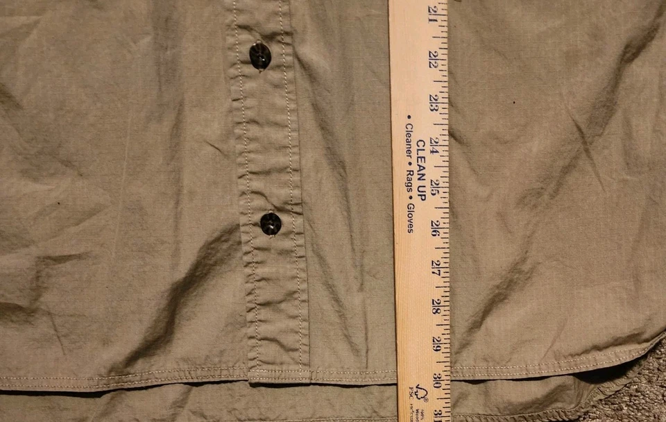 Woolrich Sportsmen Shooting Shirt Mens L Insulated Pads Hunting Khaki Brush Top - Image 4 of 4