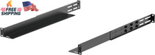 Tecmojo 1U Universal Rack Mount Rails,4-Post Server Rack Shelf Rail with 20.9"-3