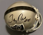 Jerry Rice Oakland Raiders Autographed Riddell Mini Helmet COA