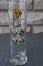 Sehr gepflegtes BVB Borussia Dortmund - Bierglas 0,3 l-Mannschaft  2008-Klopp