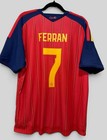 Ferran Torres #7 Team Spain Size XL Jersey Red — photo 2