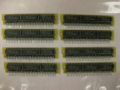 ( Lot of 8 ) 256K kbyte SIPP Memory Module,  256x9, Antique Very Rare Sipps