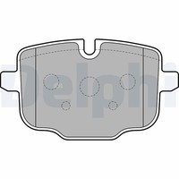Delphi Bremsbelagsatz, Scheibenbremse Hinterachse U.A. FüR Audi, BMW