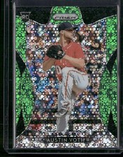 2019 Panini Prizm #265 Austin Voth Lime Green Donut Circles Prizm #/199