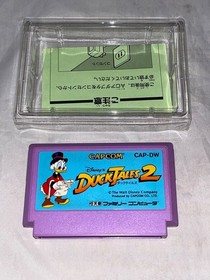 DuckTales 2 Famicom with Postcard, Capcom, FC, Retro Game