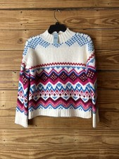 Loft new tags size small petite very colorful sweater