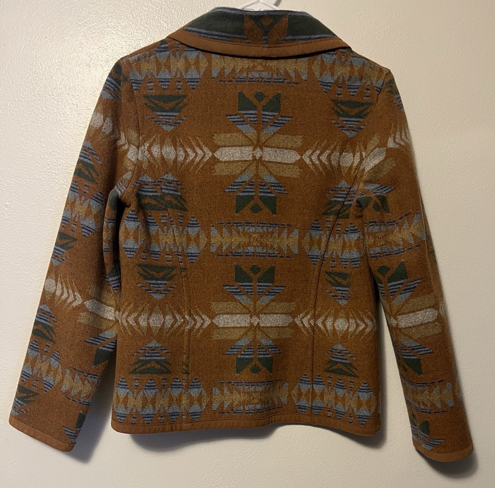 Pendleton Virgin Wool Jacket Aztec Southwestern B… - image 6