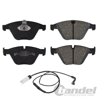 BREMSBELÄGE BELAGSATZ + WK VORNE passend für BMW 1er E82 3er E90 E91 E92 5er E60