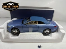 Issue 1:18 NOREV Mercedes-Benz Maybach S650 Cabriolet Blue Metallic 183471