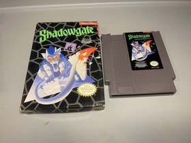 Shadow Gate Nintendo (NES, 1989) Complete CIB Nice Box Clean Tested ShadowGate