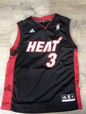 Dwyane Wade 3 Miami Heat adidas NBA Basketball Jersey Youth Medium Black