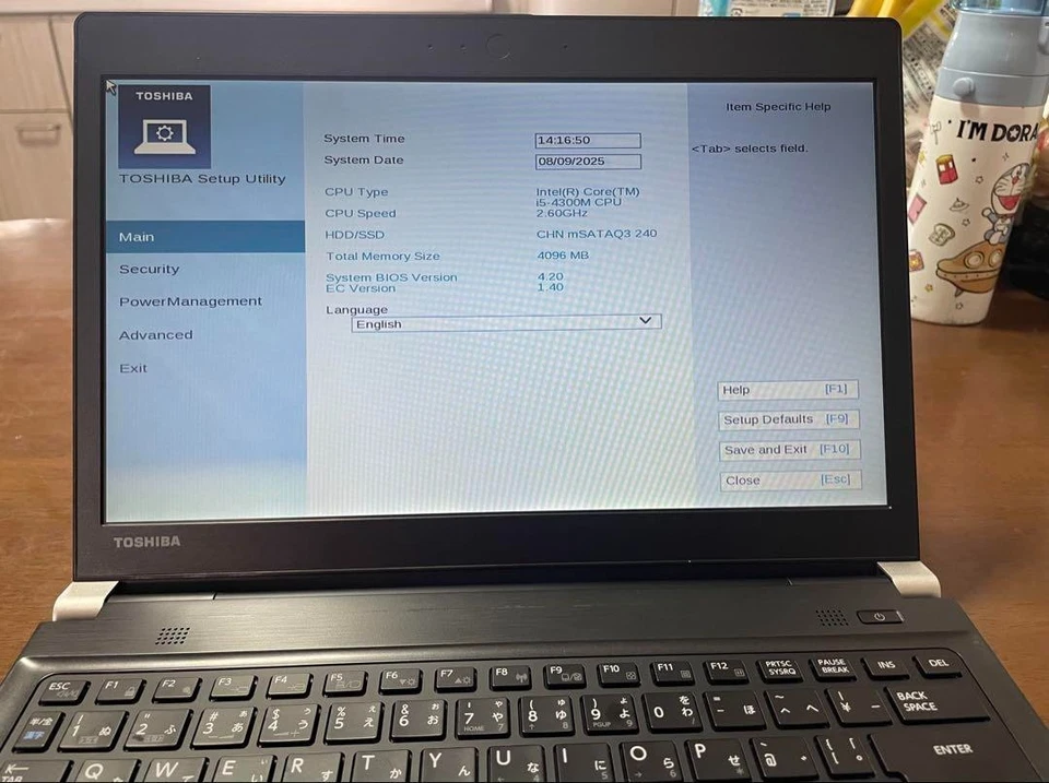 Toshiba Laptop dynabook R734/K Core i5-4300M RAM 4GB SSD 240GB Win 10 Pro - Image 2 of 4