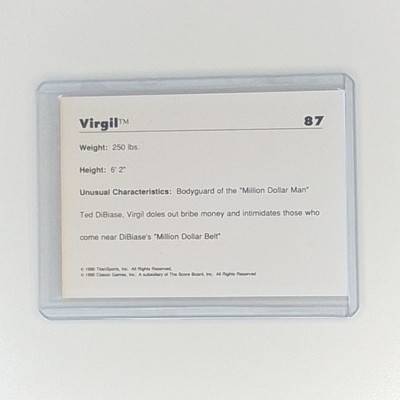 1990 Classic WWF - Virgil #87 Million Dollar Championship WWE