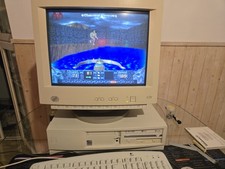 Vintage Retro Gaming Pc Computer Pentium II Originally White