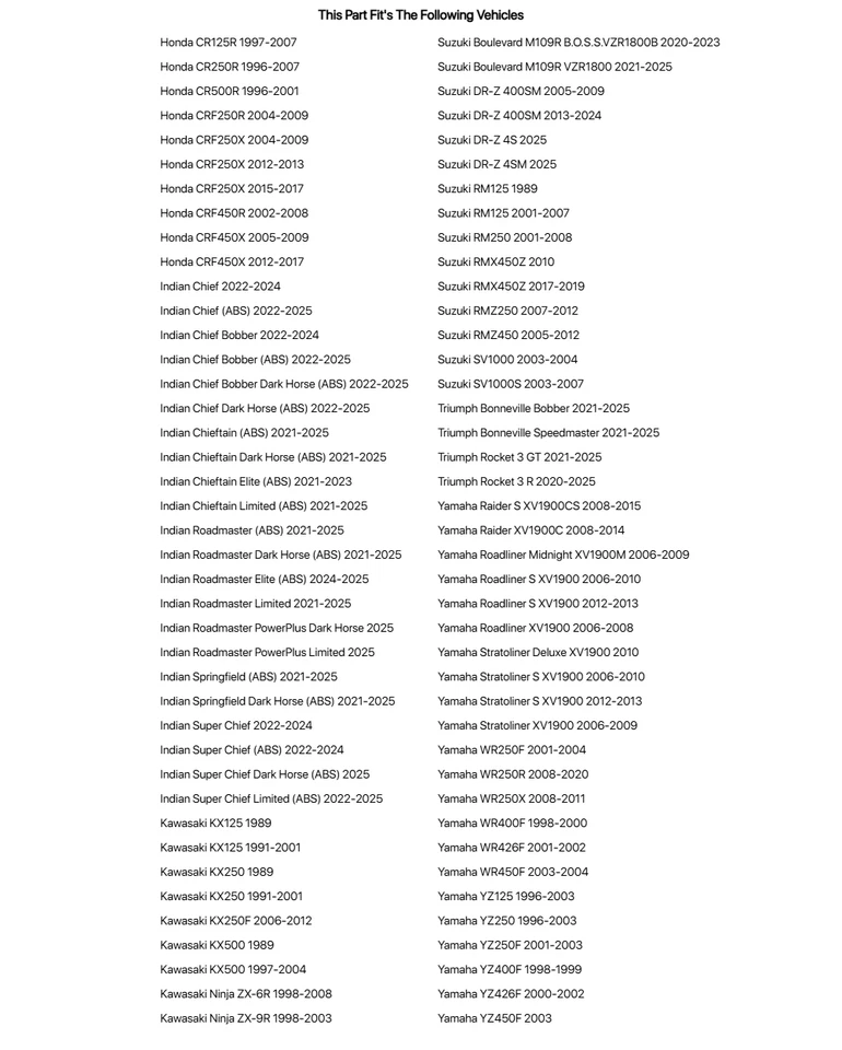 Driver de vedação de garfo Motion Pro Ringer para YAMAHA Roadliner S XV1900 - Imagem 4 de 4