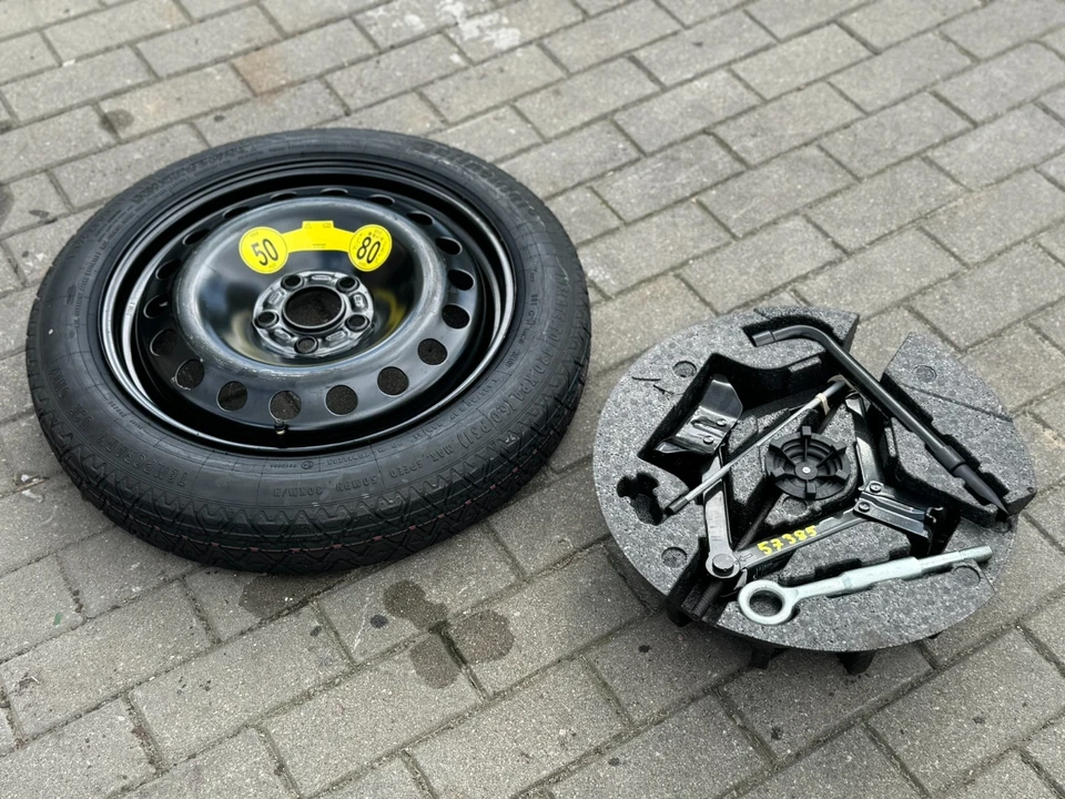 17'' RESERVERAD NOTRAD  MIT WAGENHEBER & ZUBEHÖR VOLVO XC70 II XC60 I bj 08- - Bild 2 von 3