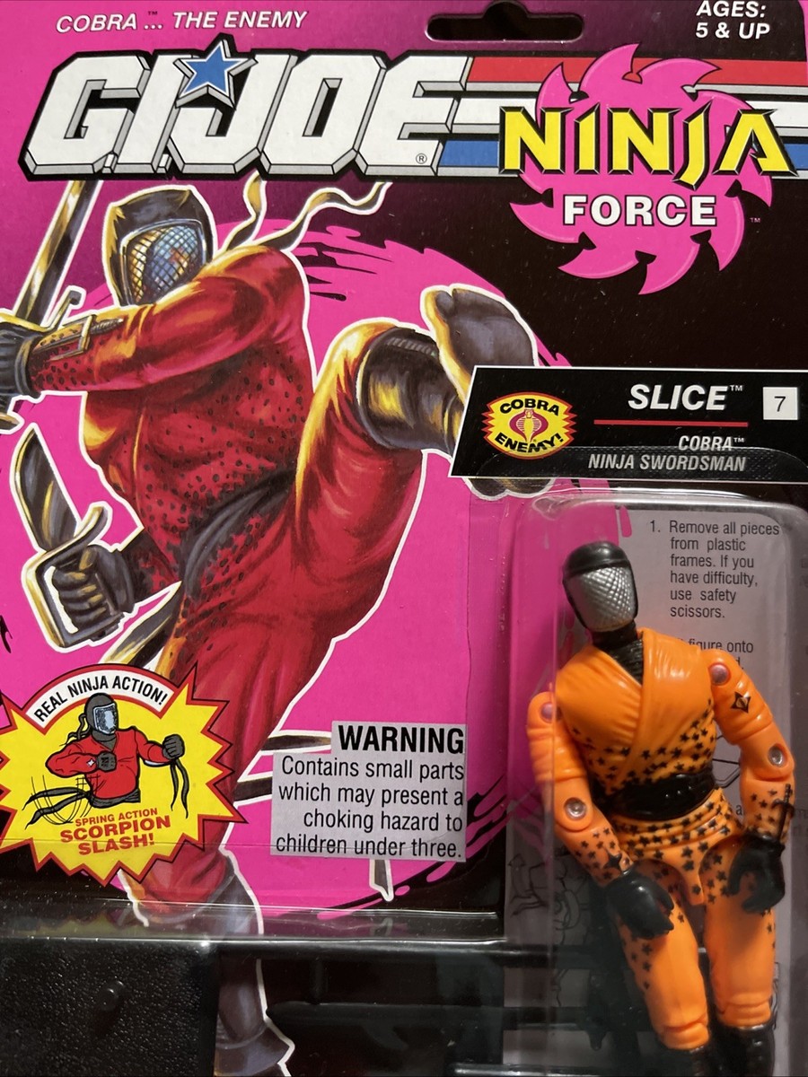 GIJOE  THE  COLLECTIBLE  GIJOE  GIジョー　美品 Gi Joe Slice Ninja Force Swordsman Cobra Action Figure 3.75