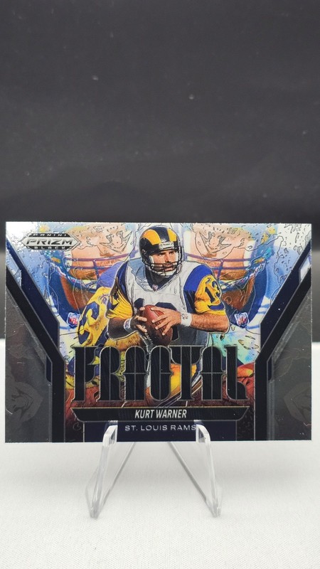 2025 Panini Prizm Black - Fractal Kurt Warner #7 *RAMS*